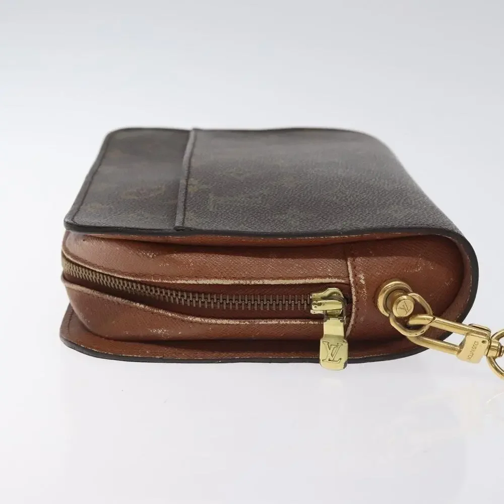 Louis Vuitton Monogram Orsay Clutch Bag Brown